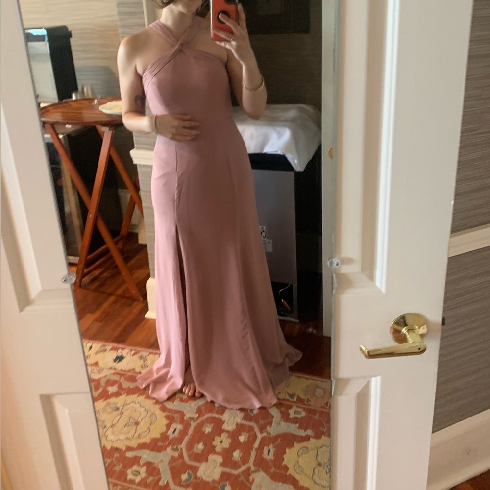 Dusty Rose Bridesmaid Dress